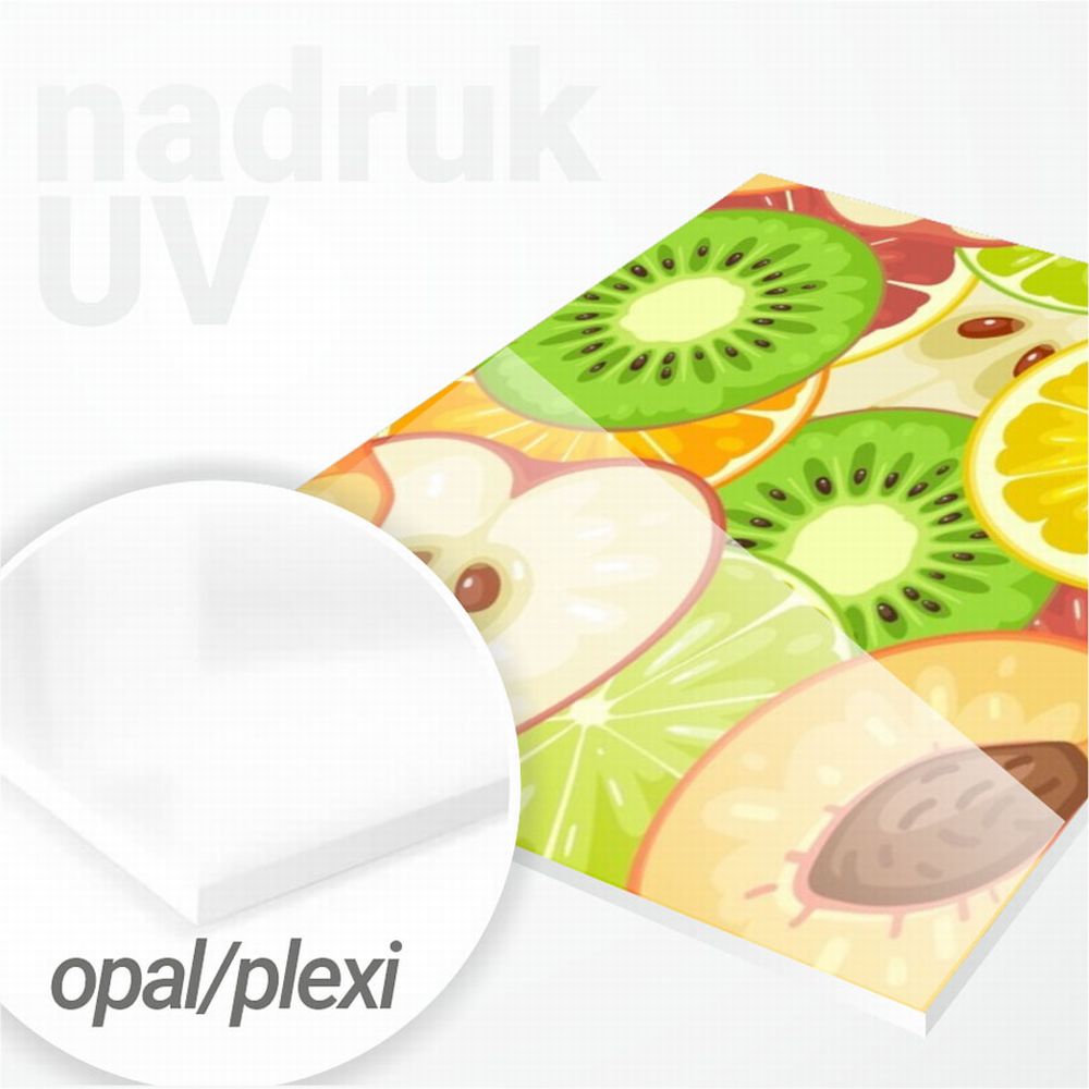 Nadruk UV plexi/ opal